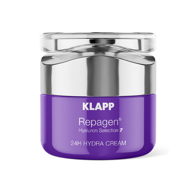 Зволожуючий крем для обличчя Klapp Repagen Hyaluron 24H Hydra Cream 50 мл 4250094950040 фото