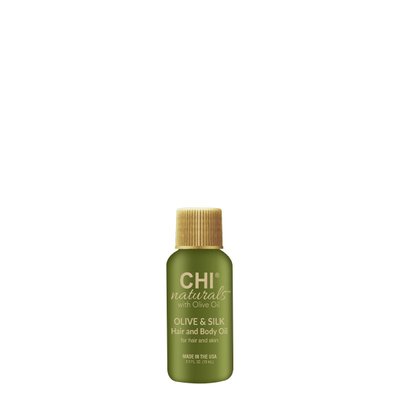 Шовкова олія з оливою CHI Organics Olive & Silk Hair and Body 15 мл 633911798621 фото