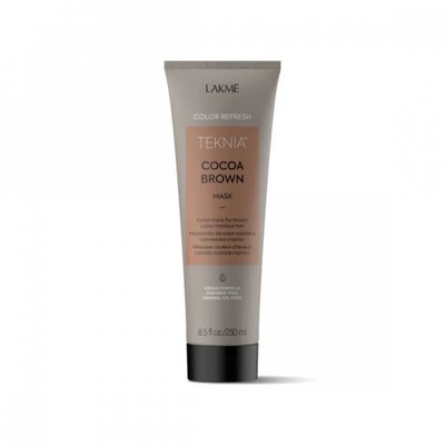 Маска для оновлення кольору коричневого відтінку волосся Lakme Teknia Color Refresh Cocoa Brown Mask 250 мл 8429421442220 фото