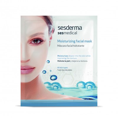 Зволожуюча маска для обличчя Sesderma Sesmedical Mosturizing Mask 1 шт 8429979421814 фото