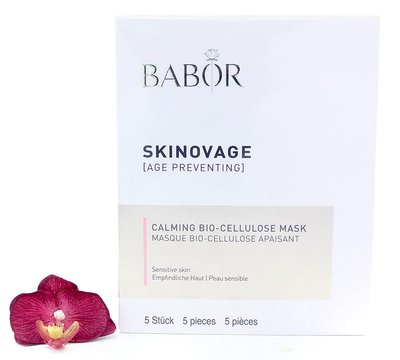 Маска биоцеллюлозная для чувствительной кожи / Skinovage Calming Bio-Cellulose Mask 5 шт 4015165326359 фото