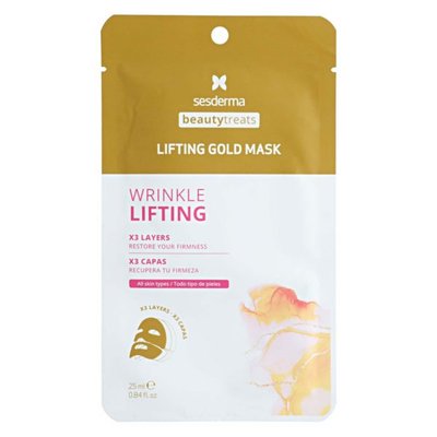 Маска для лица подтягивающая трехслойная Lifting Gold Mask Sesderma 1 шт 8429979449603 фото