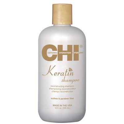 Восстанавливающий кератиновый шампунь CHI Keratin Reconstructing Shampoo 355 мл 633911728857 фото