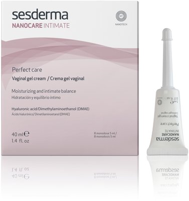 Зволожуючий крем гель для інтимної гігієни Sesderma Nanocare Intimate Perfect care 8х5 мл 8429979415622 фото