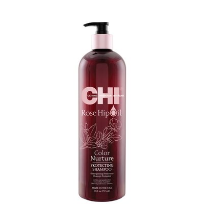 Защитный шампунь для окрашенных волос CHI Rose Нip Oil protecting shampoo 739 мл 633911775783 фото